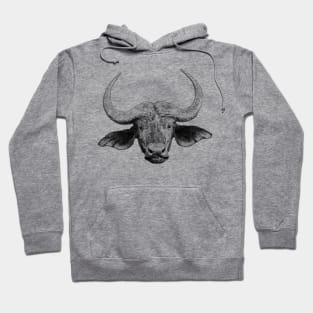 African buffalo Hoodie